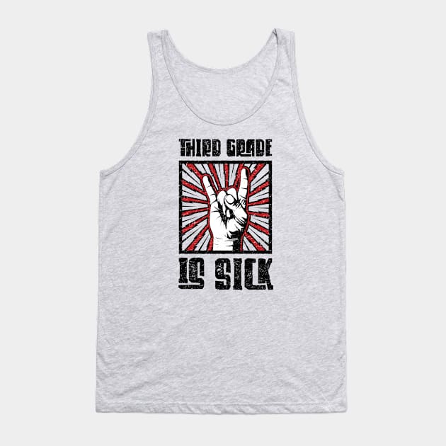 3rd Grade is Sick - Red - Barn Shirt USA Tank Top by Barn Shirt USA